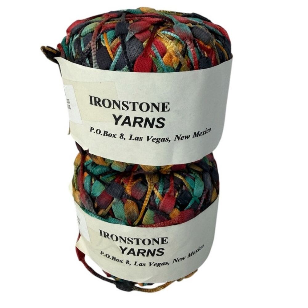Ironstone Yarns GumDrops # 3 Nylon 50G Ball 83 Yards Lot of 2
